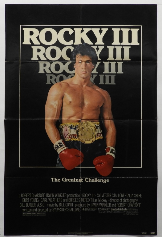 ROCKY III 1982 ONE SHEET MOVIE