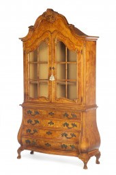 ROCOCO BOMBE' BOOKCASE OVER CH