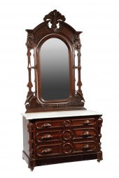 ROCOCO CARVED ROSEWOOD DRESSIN