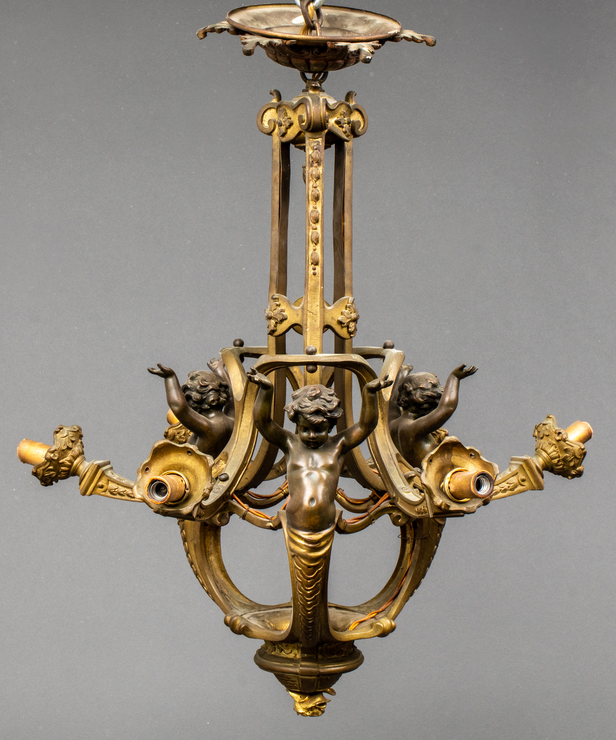 ROCOCO REVIVAL FIGURAL BRONZE