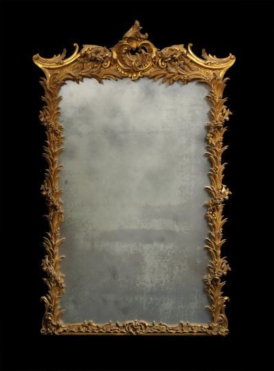 Rococo Revival Giltwood Looking