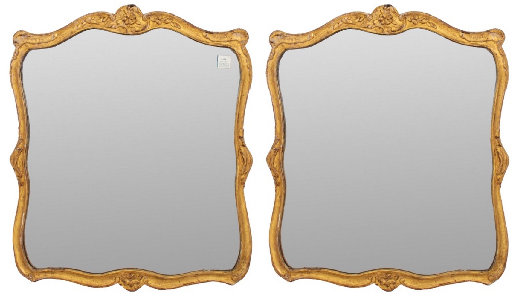 ROCOCO REVIVAL GILTWOOD MIRRORS,