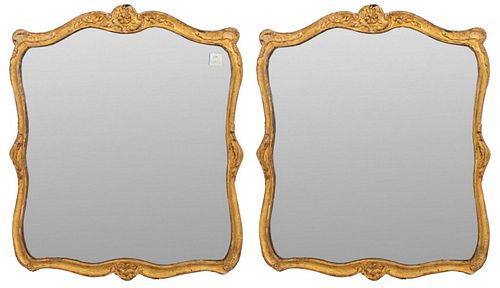 ROCOCO REVIVAL GILTWOOD MIRRORS,