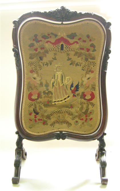 Rococo Revival mahogany and