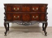 ROCOCO REVIVAL MAHOGANY CHEST
