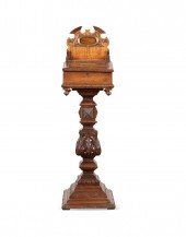 ROCOCO REVIVAL MAHOGANY RECEPT