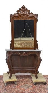 ROCOCO REVIVAL MARBLE-TOP CONS