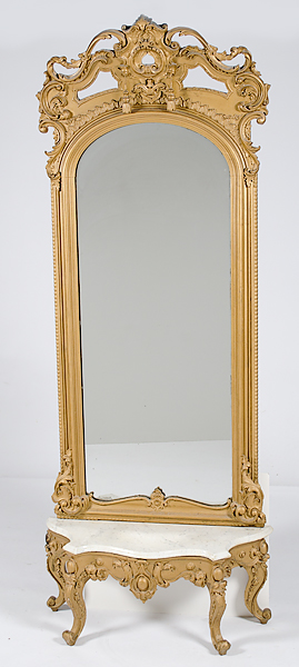 Rococo Revival Pier Mirror American