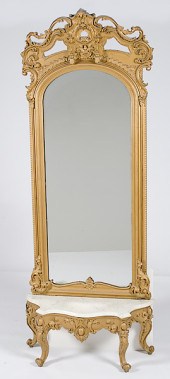 Rococo Revival Pier Mirror Ame