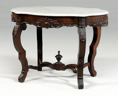 Rococo revival rosewood center