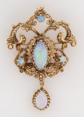ROCOCO REVIVAL STYLE 14K YELLO