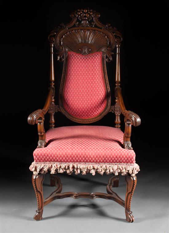 Rococo Revival style carved
