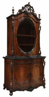 ROCOCO REVIVAL WALNUT DISPLAY