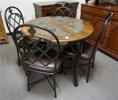 ROCOCO STYLE ALUMINUM BASE TIL