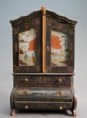 ROCOCO STYLE BLACK JAPANNED DI