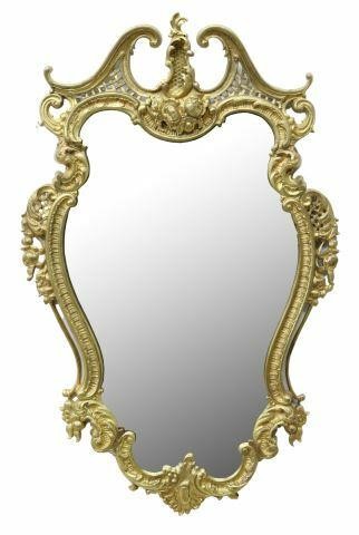 ROCOCO STYLE BRASS HANGING WALL