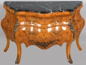 ROCOCO STYLE BRASS MOUNTED BUR