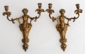 ROCOCO STYLE BRONZE CANDLE SCO