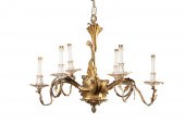 ROCOCO-STYLE BRONZE & PORCELAI