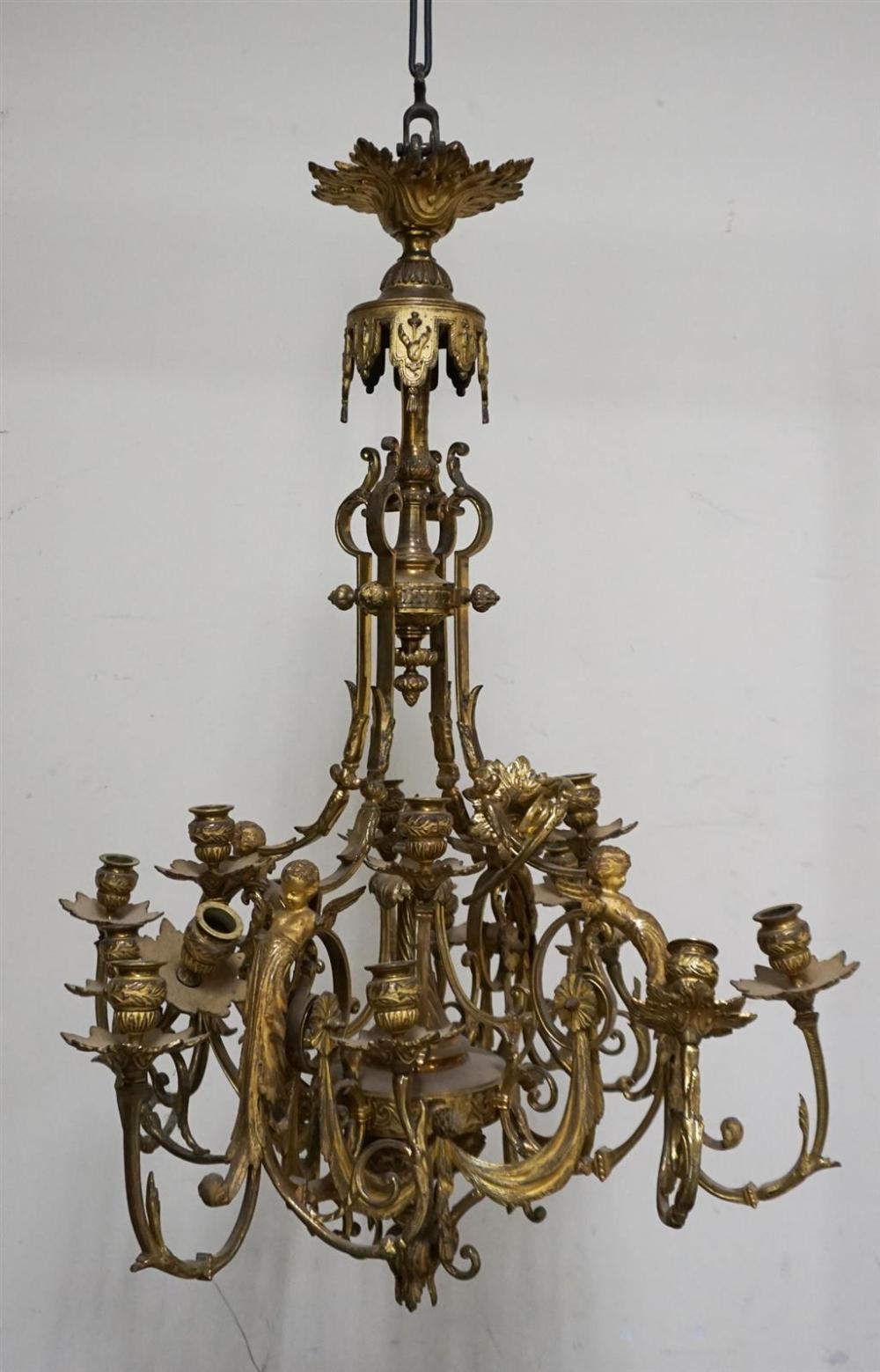 ROCOCO STYLE BURNISHED BRASS