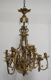 ROCOCO STYLE BURNISHED BRASS S