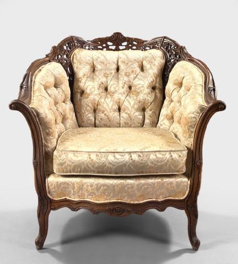 Rococo-Style Carved and