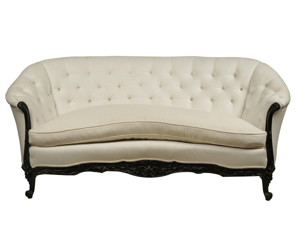 ROCOCO-STYLE CARVED & EBONIZED WOOD