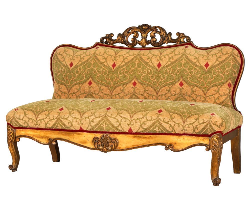 ROCOCO-STYLE CARVED GILTWOOD