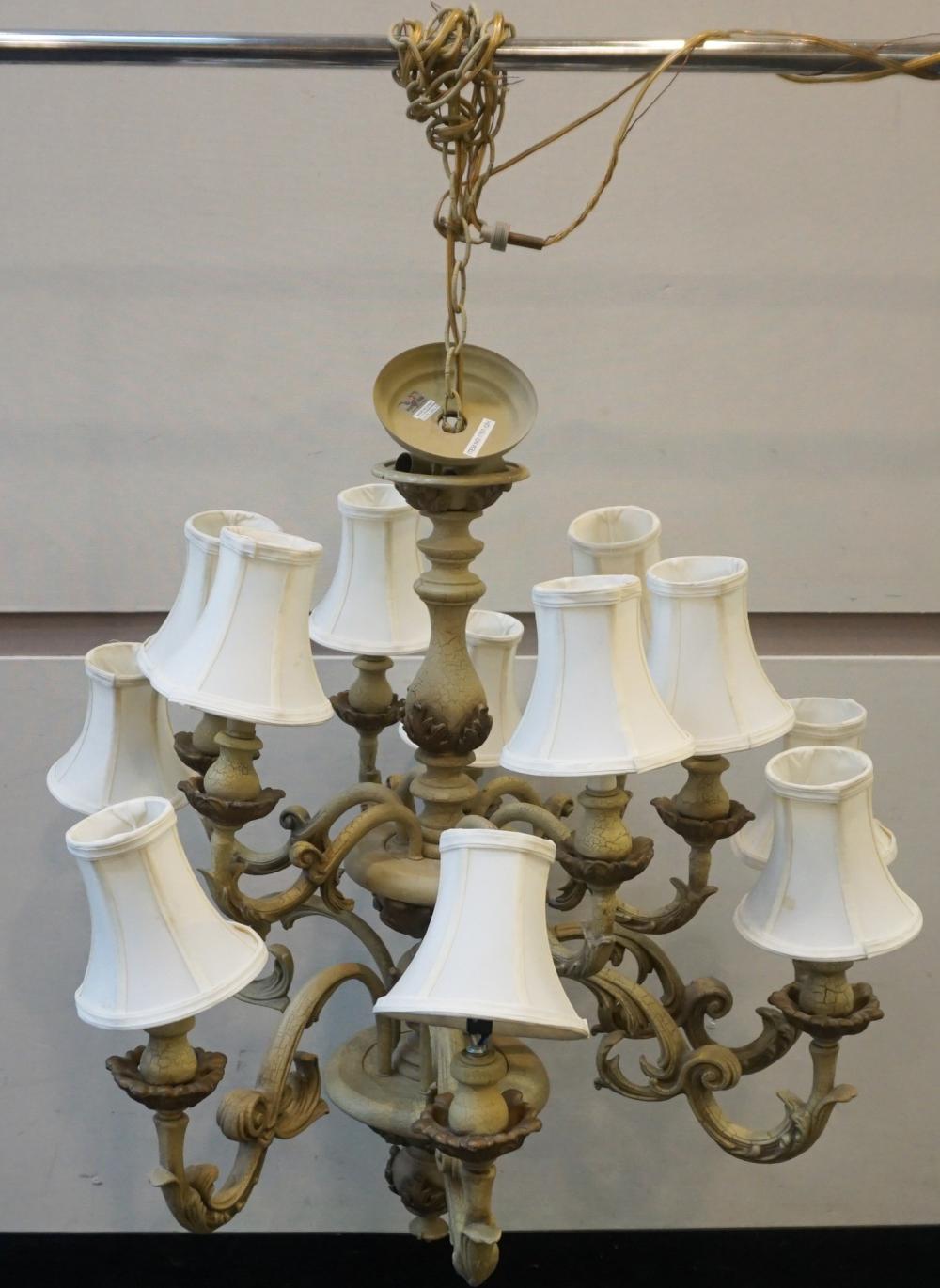 ROCOCO STYLE ENAMELED METAL