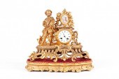 ROCOCO STYLE FIGURAL MANTEL CL