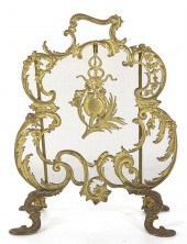 Rococo style firescreen by Tow