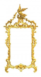 ROCOCO STYLE GILDED WALL MIRRO