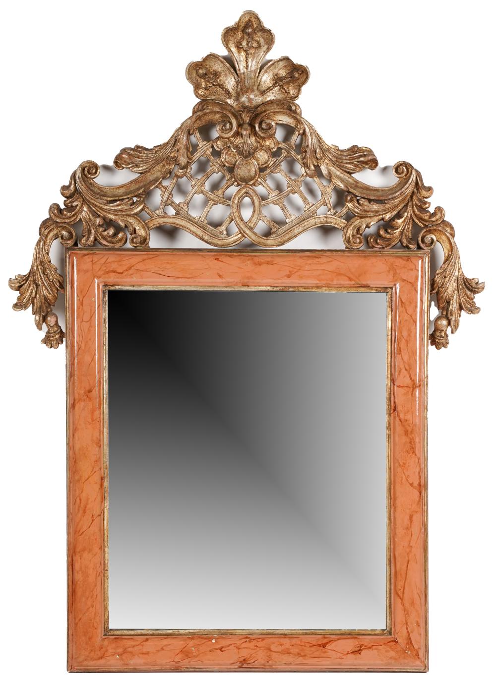 ROCOCO-STYLE GILT AND PAINTED