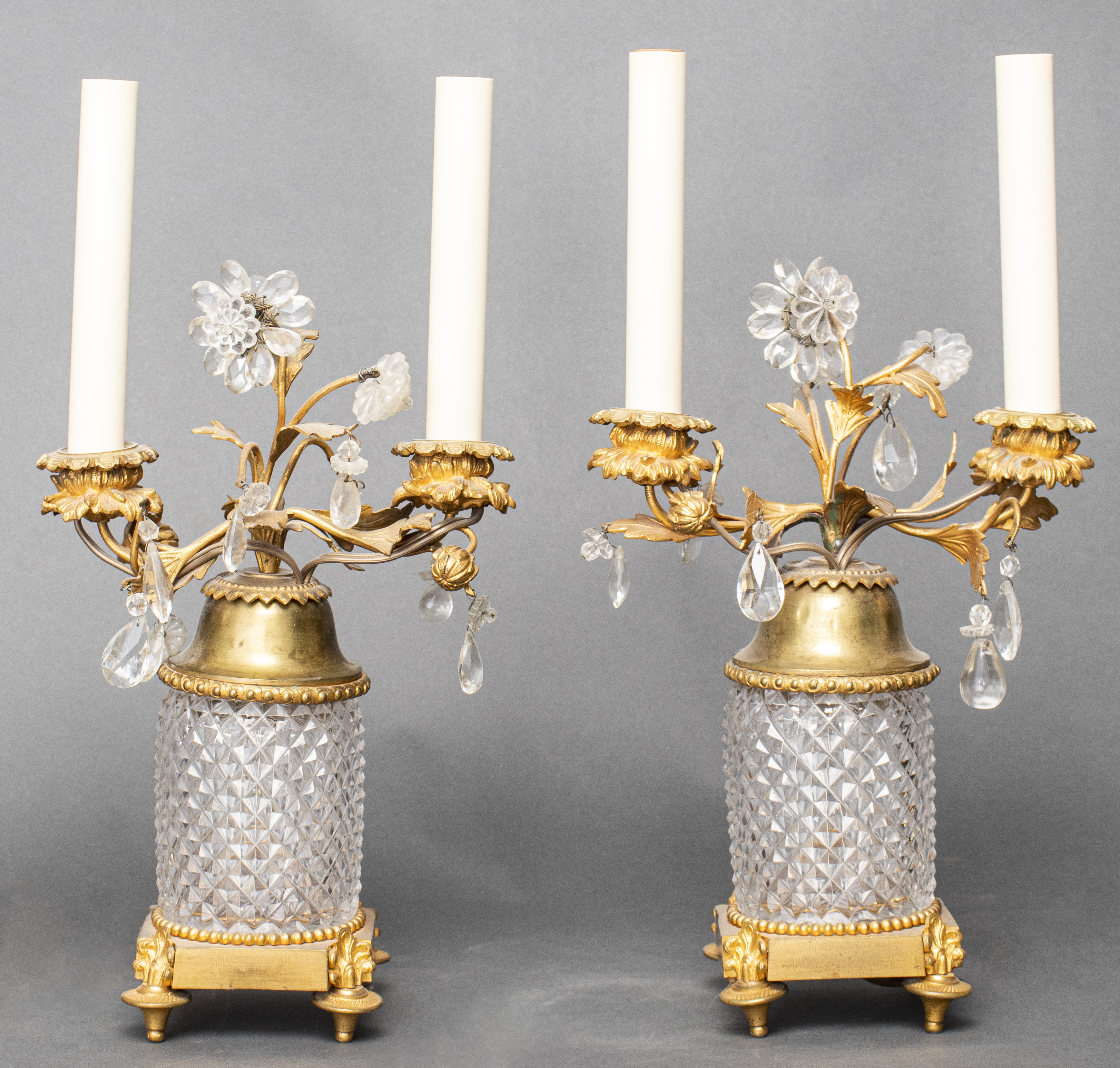 ROCOCO STYLE GILT BRONZE AND