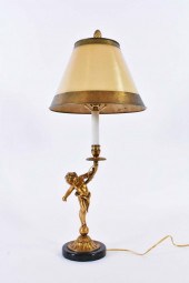 ROCOCO STYLE GILT BRONZE PUTTI
