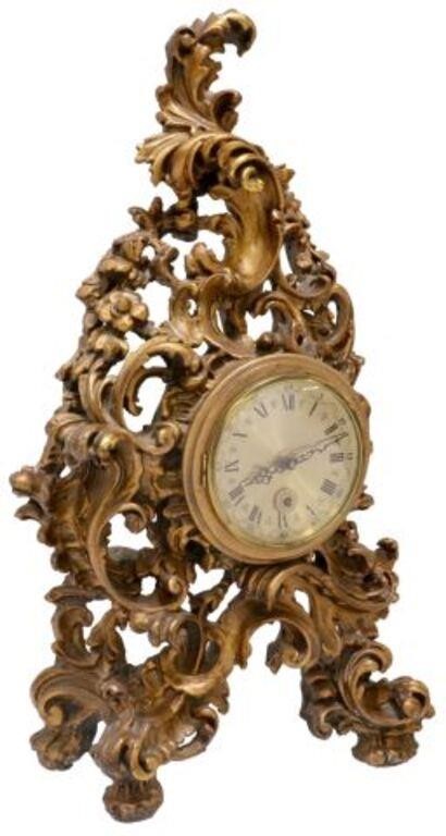 ROCOCO STYLE GILT COMPOSITE SHELF