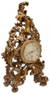 ROCOCO STYLE GILT COMPOSITE SH