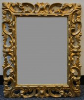 ROCOCO STYLE GILT DECORATED FR