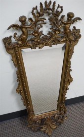 ROCOCO STYLE GILT GESSO BEVEL