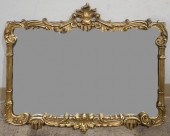 ROCOCO STYLE GILT GESSO MIRROR