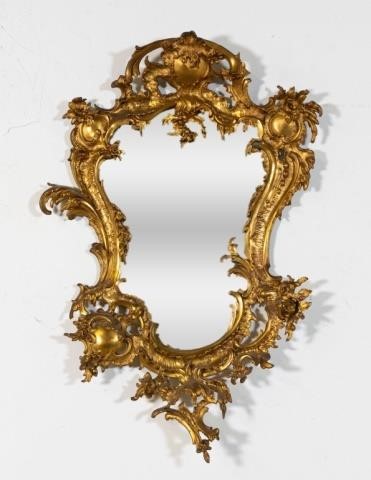 ROCOCO STYLE GILT METAL