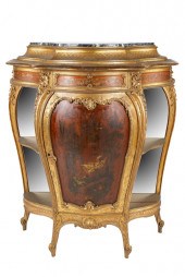 ROCOCO STYLE GILT & PAINTED WO