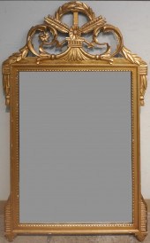 ROCOCO STYLE GILT WOOD AND GES