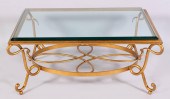 ROCOCO STYLE GILT WROUGHT-IRON