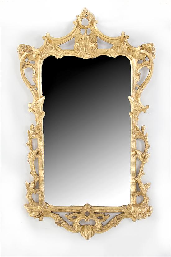 Rococo style giltwood and gesso