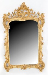 Rococo style giltwood and gess