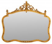 ROCOCO STYLE GILTWOOD MIRROR R