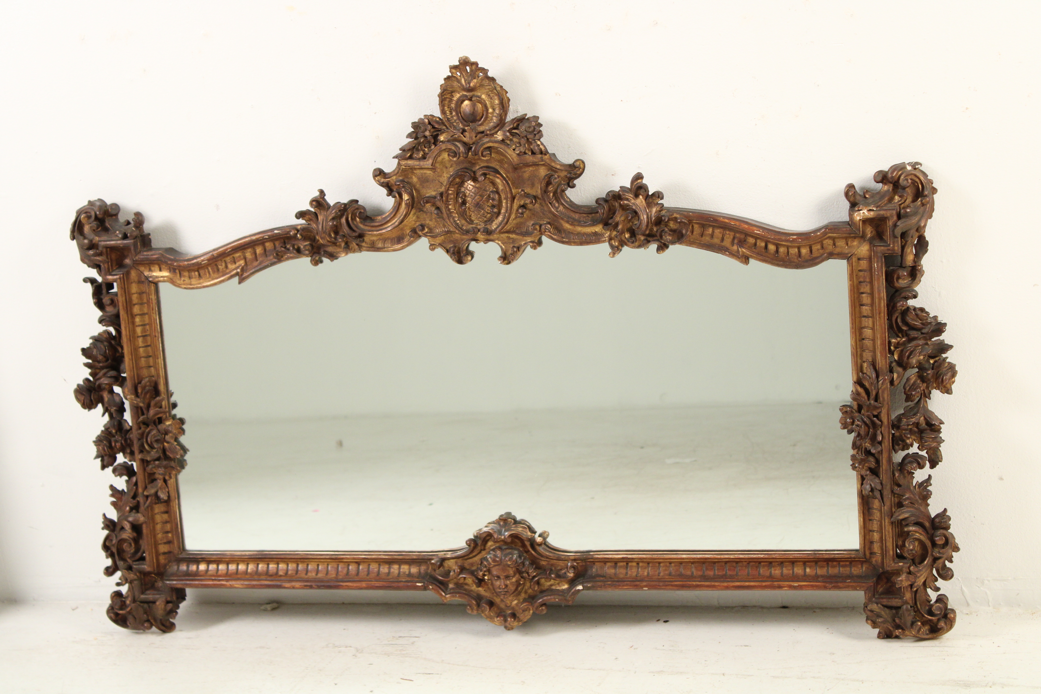 ROCOCO STYLE GILTWOOD MIRROR Rococo