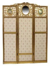 ROCOCO STYLE GILTWOOD THREE-PA