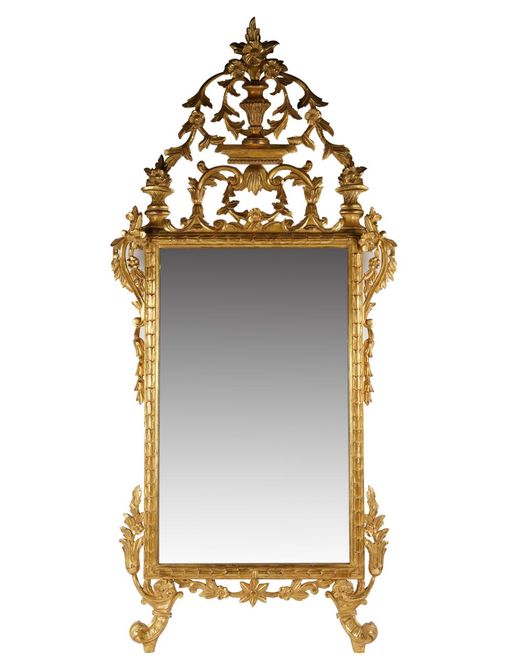 ROCOCO-STYLE GILTWOOD WALL